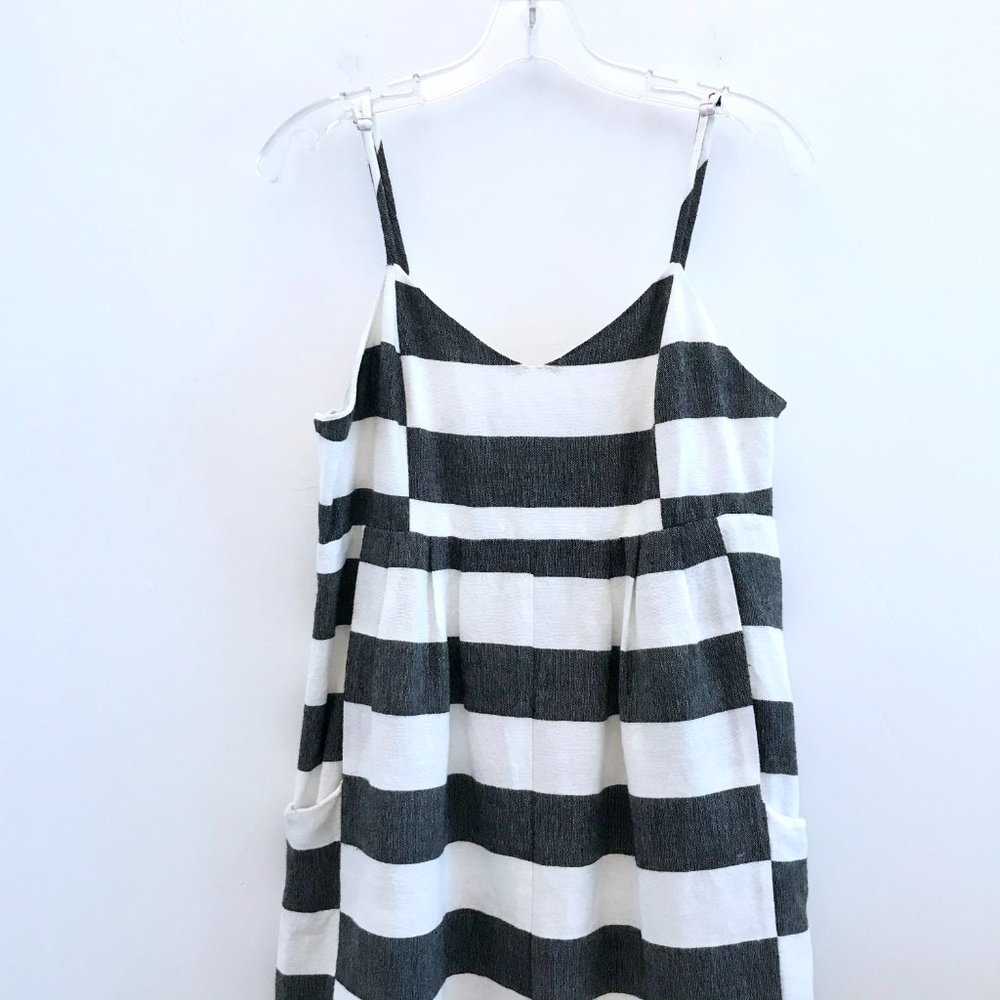 Mara Hoffman Easy Jumpsuit Stripe Black and White - Picture 3 of 9